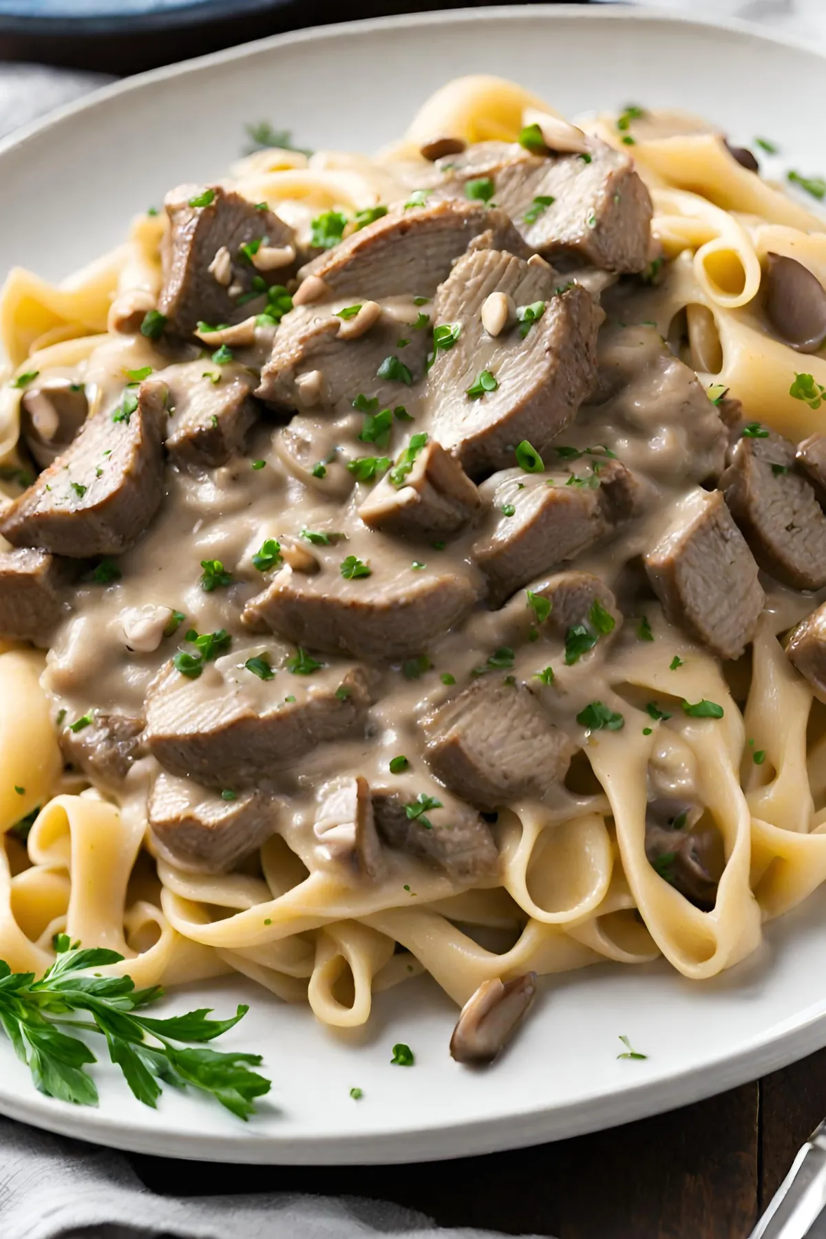 Beef Stroganoff with Pasta Classic Comfort Food