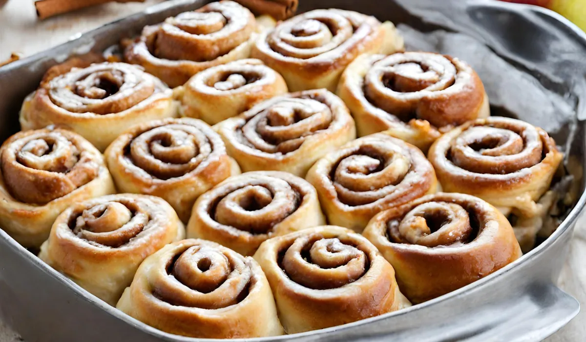 Cinnamon Rolls with Apple Pie Filling A Warm Embrace of Flavors