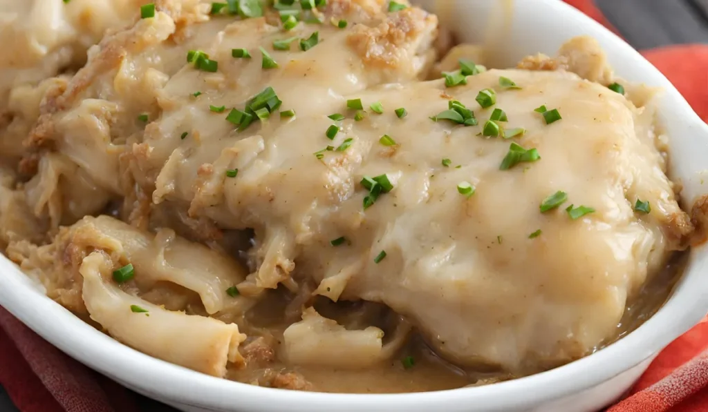 Crockpot French Onion Chicken