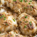 Easy Crockpot French Onion Chicken Recipe