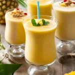 Exotic Smoothies with Mango and Pineapple