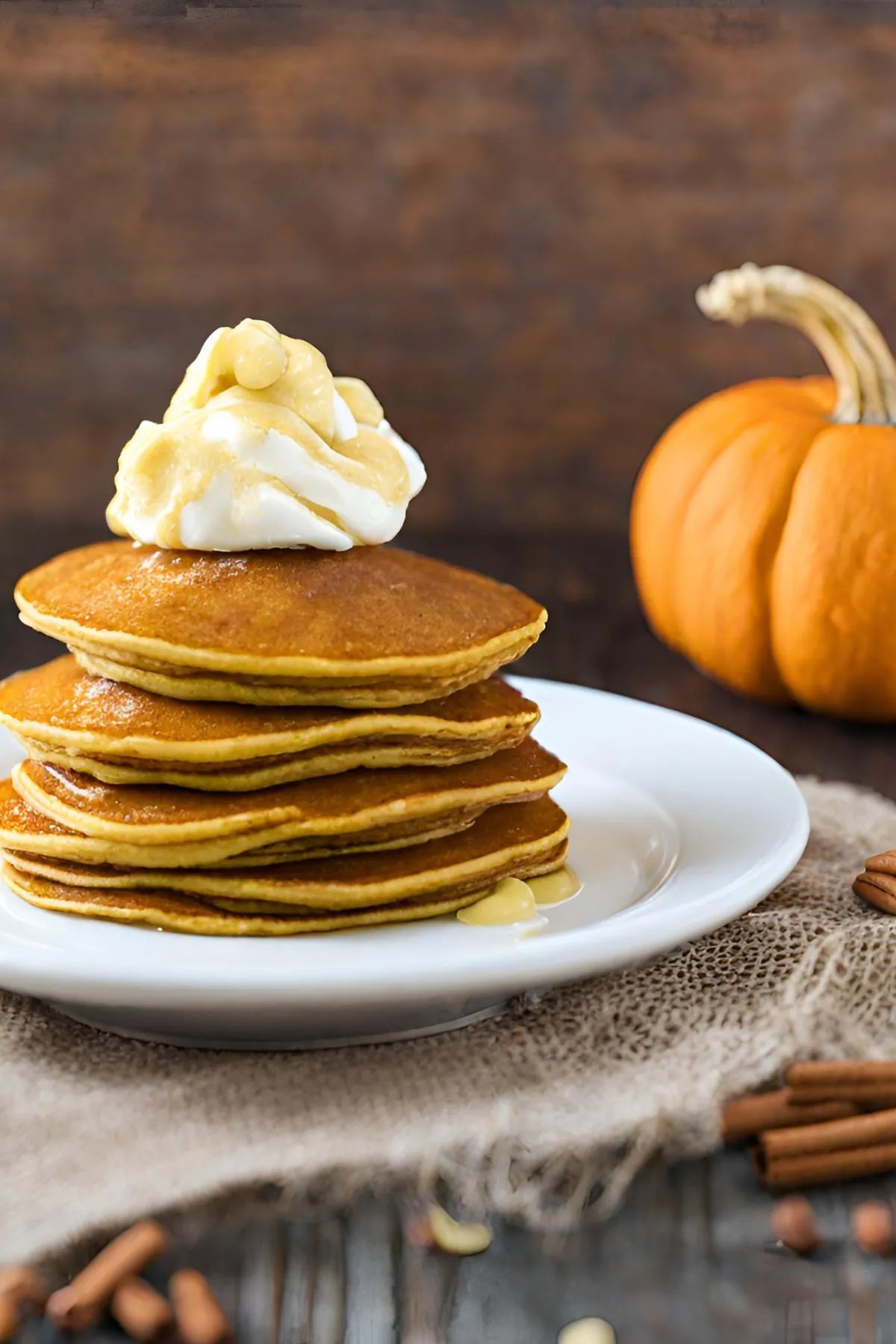 Pumpkin Spice Baby Pancakes