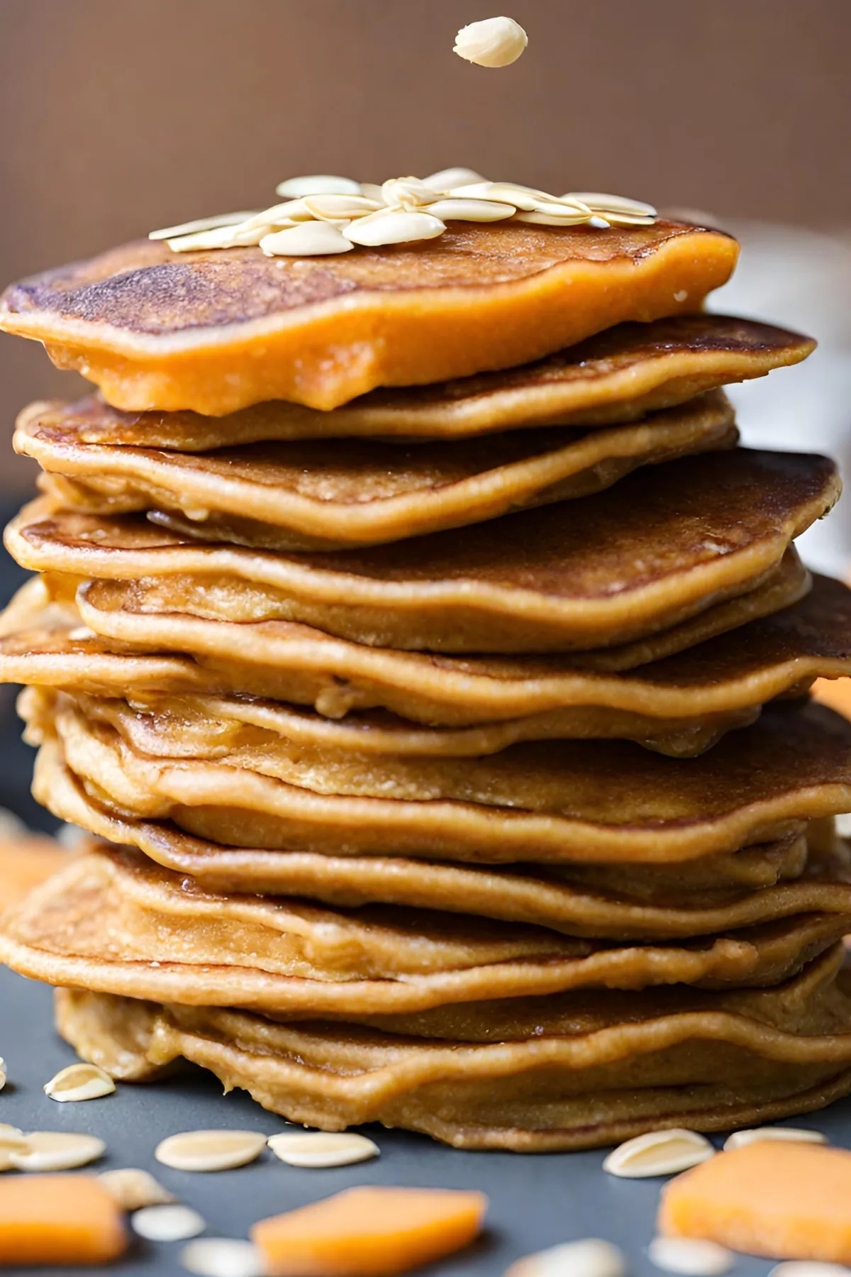 Sweet Potato and Oat Baby Pancakes