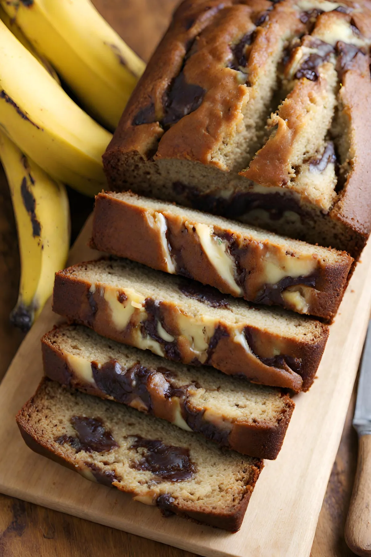 The Art of Marbled Banana Bread