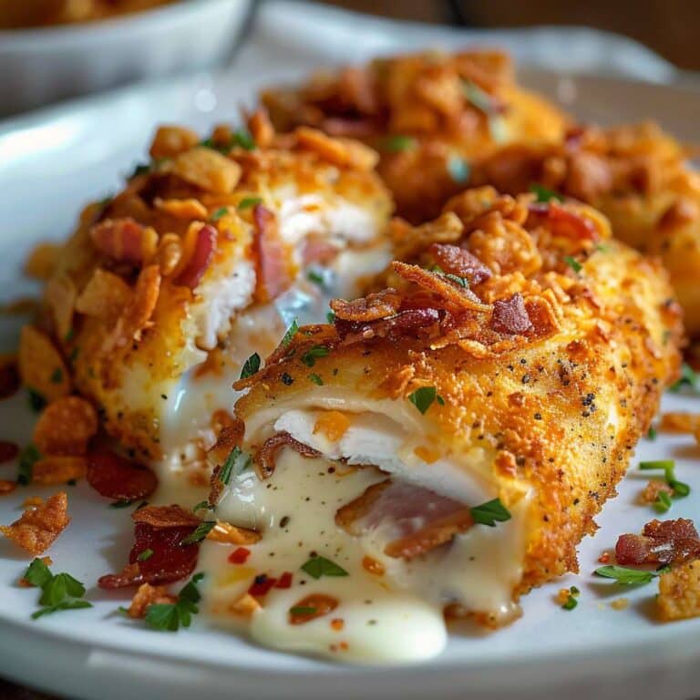 Cream Cheese and Bacon Stuffed Doritos Chicken Recipe