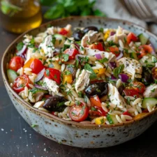 Greek Chicken Orzo Salad Recipe: Fresh, Flavorful, and Healthy!