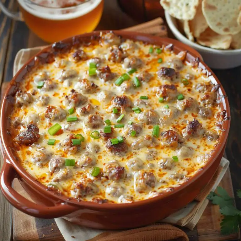 Hot Sausage Beer Cheese Dip Recipe 2930