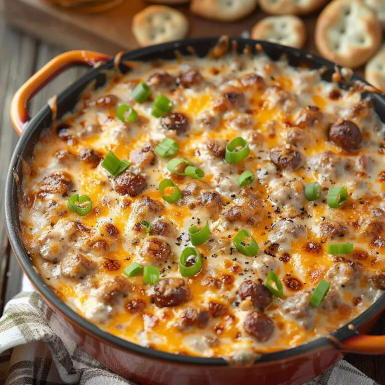 Hot Sausage Beer Cheese Dip Recipe