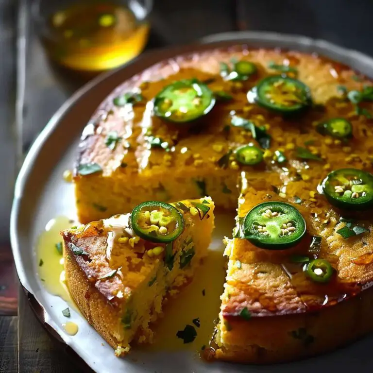 Jalapeño Cornbread With Lime Honey Glaze