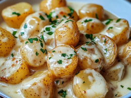 Creamy garlic potatoes discount