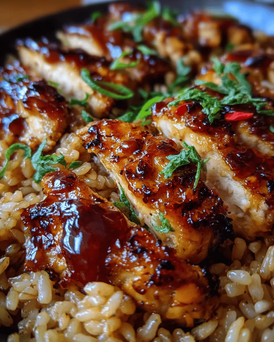 One-Pan Bold Honey BBQ Chicken Rice