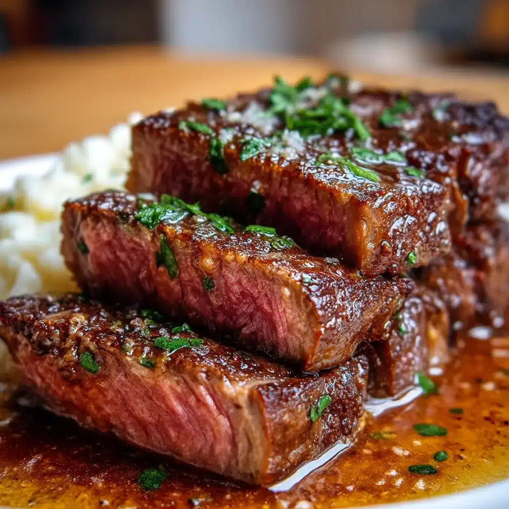 Beef Manhattan open-faced sandwich topped with rich gravy and served with mashed potatoes