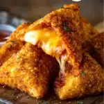 Golden fried cheese stuffed Doritos balls with crispy Doritos coating served with dipping sauces