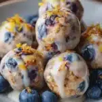 Lemon Blueberry Protein Bites