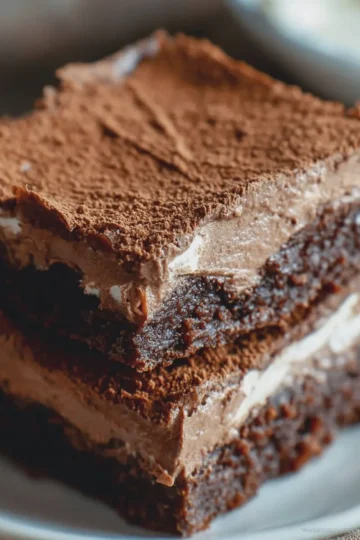 French Silk Brownies