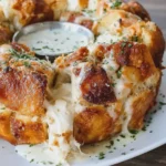Chicken Alfredo Monkey Bread