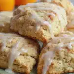 Orange Scones with Cinnamon-Vanilla Glaze