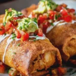 Homemade Chimichangas with Chicken