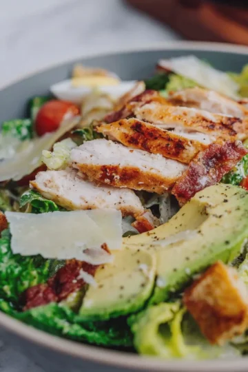 Chicken Avocado Caesar Salad