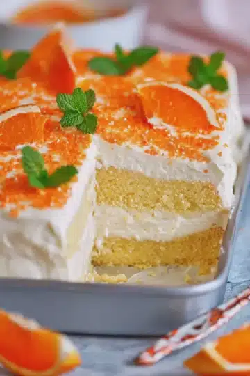 Orange Creamsicle Cake