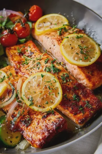 Pan-Seared Lemon Butter Salmon