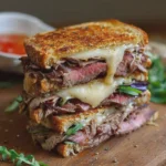 Roast Beef Smoked Gouda Grilled Cheese