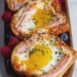Ham and Cheese Egg in the Hole