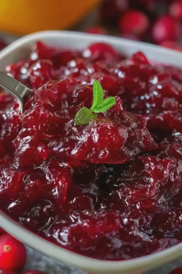 CRANBERRY SAUCE