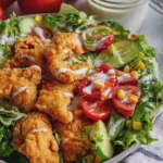 Crispy Chicken Salad with Buttermilk Ranch