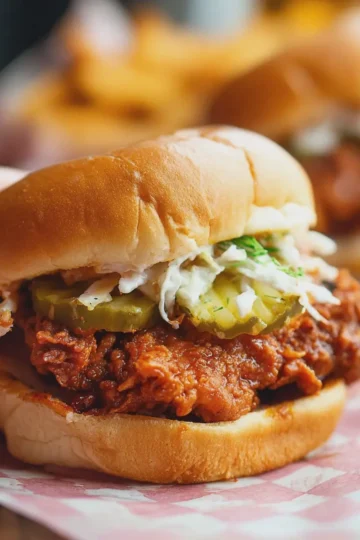 Nashville-Style Hot Chicken Sandwich