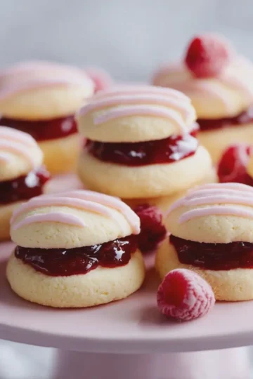 Raspberry Melting Moments Cookies