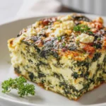 Feta and Spinach Casserole