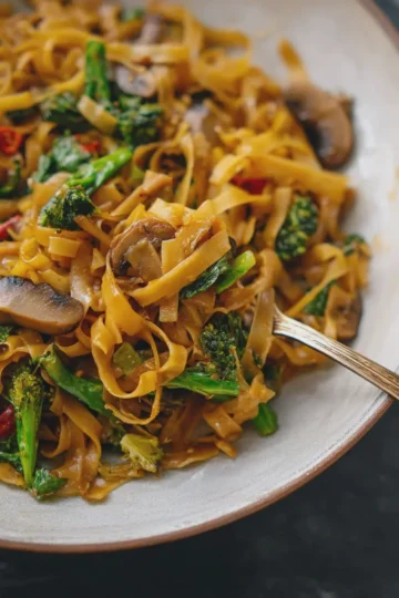 Vegan Thai Skillet Noodles