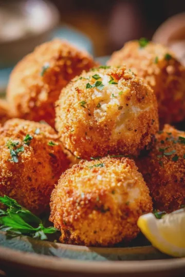 Keto Crispy Fried Fish Balls