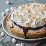 Marshmallow Ice Cream Pie