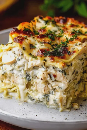 White Chicken Lasagna