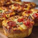 Chicago Deep-Dish Pizza Muffins