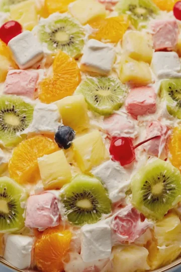 Tropical Marshmallow Fruit Salad