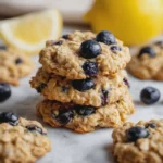 Lemon Blueberry Oatmeal Cookies