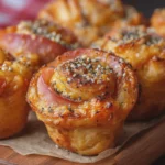 Ham and Cheese Cruffins