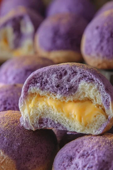 Ube Cheese Pandesal