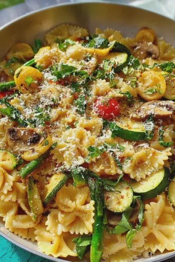 Lemon Butter Pasta & Veggies