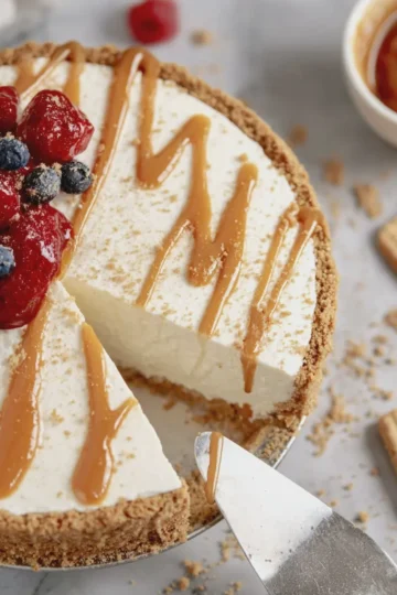 3-Ingredient No-Bake Cheesecake