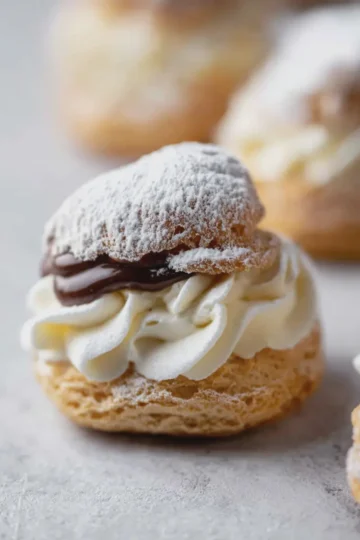 Vegan Eclairs and Cream Puffs