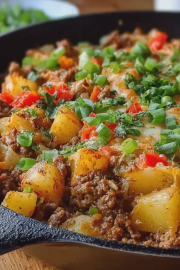Ground Beef Potato Skillet