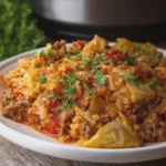 Crockpot Cabbage Roll Casserole