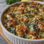 Ruths Style Seafood Spinach Rockefeller Bake