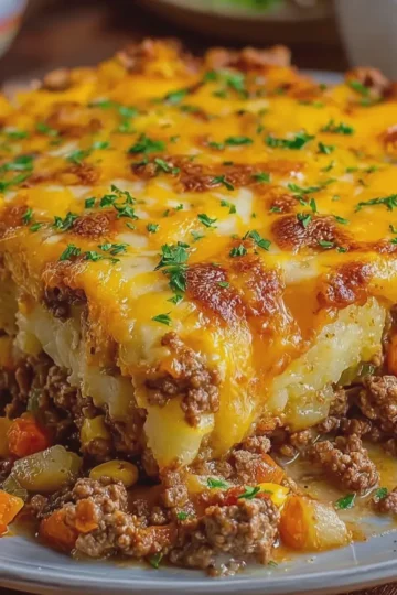 Hobo Casserole with Ground Beef