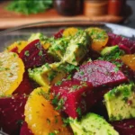 Beetroot, Avocado, and Orange Salad