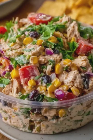 Creamy Southwest Chicken Salad